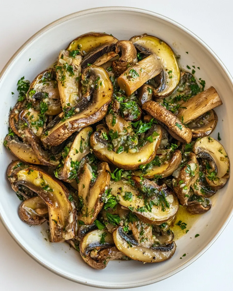Homemade Garlic Mushrooms recipe photo