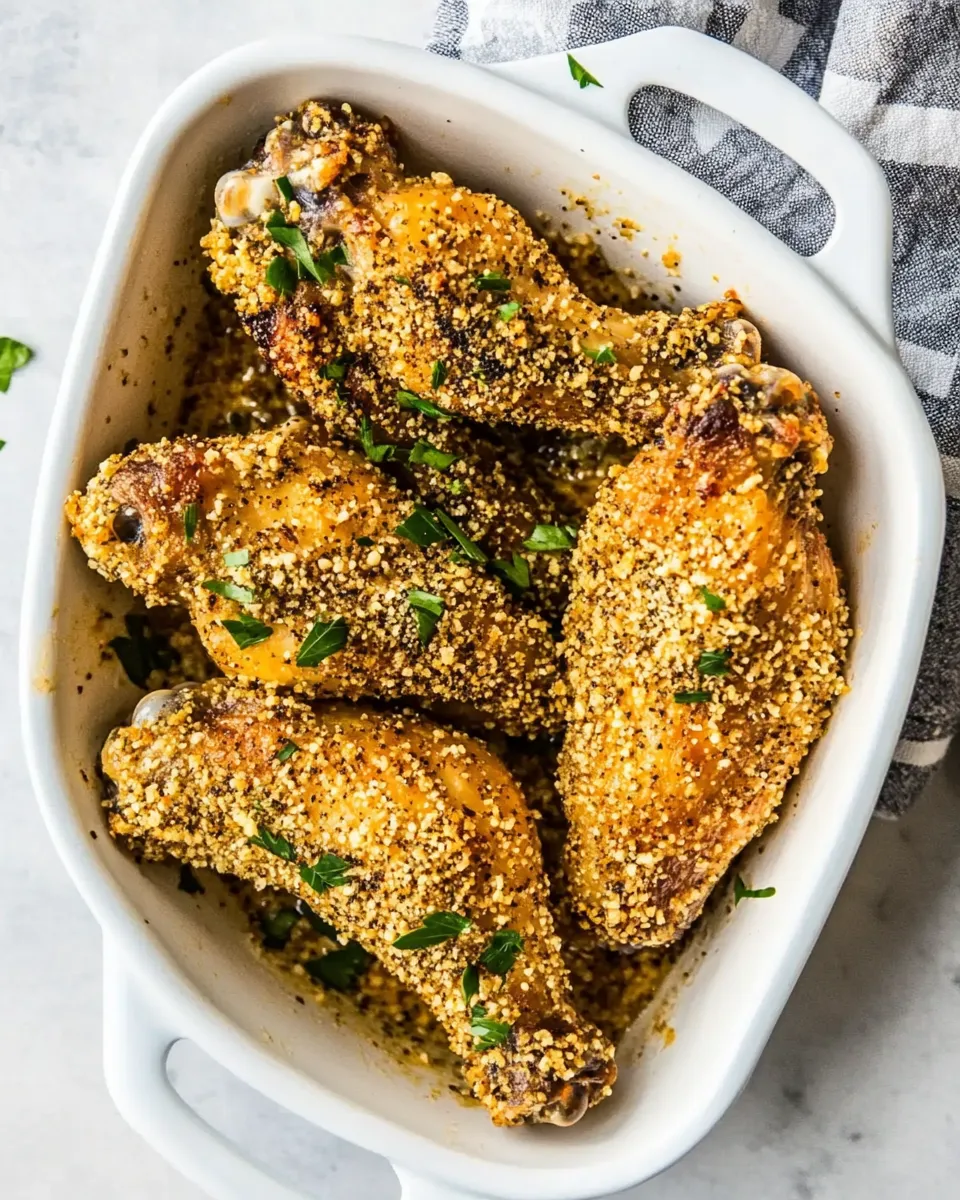 Homemade Garlic Parmesan Chicken Wings Recipe photo