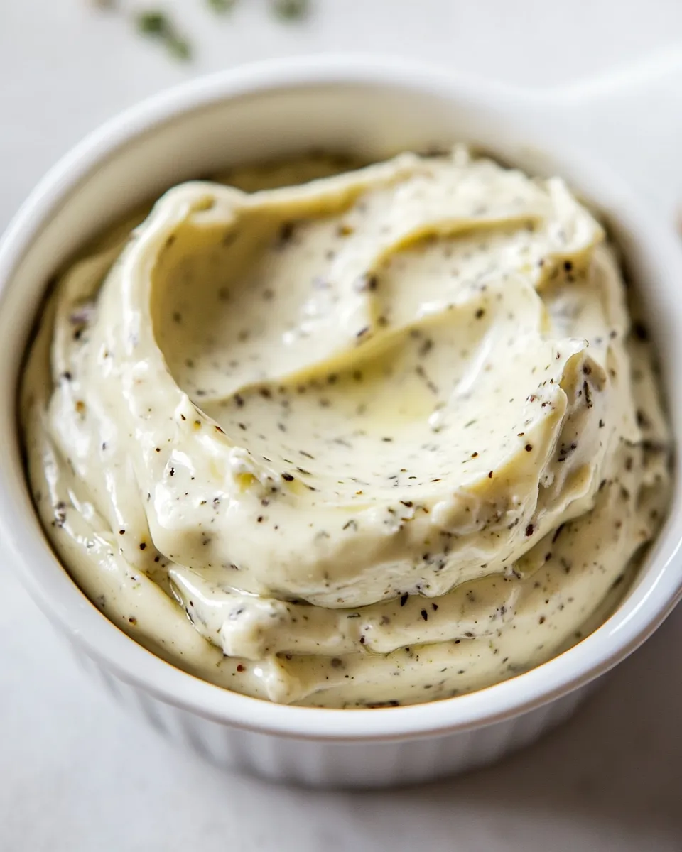 Easy Garlic and Herb Spreadable Butter recipe photo