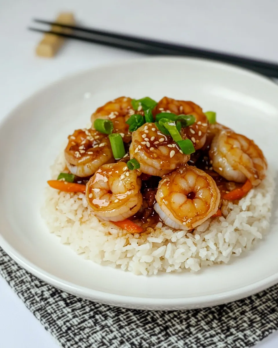 Homemade General Tsos Shrimp photo