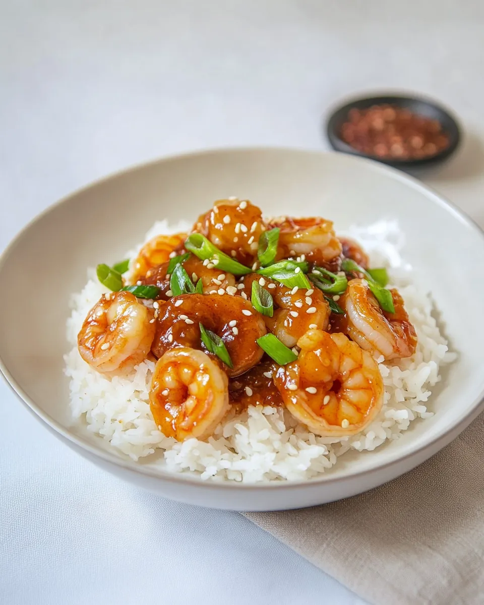Easy General Tsos Shrimp recipe photo