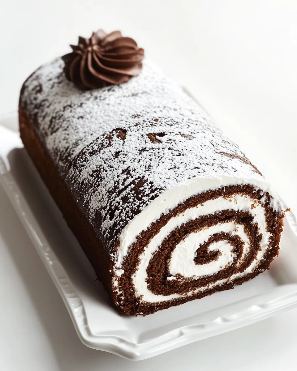 Easy Giant Swiss Cake Roll recipe photo