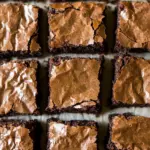 Homemade Gluten-Free Brownies (Perfect Crinkle Top!) recipe photo