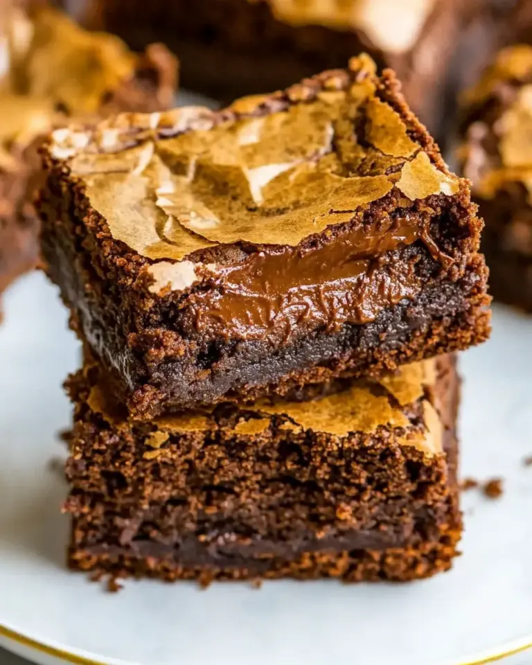 Homemade Gluten Free Nutella Brownies photo