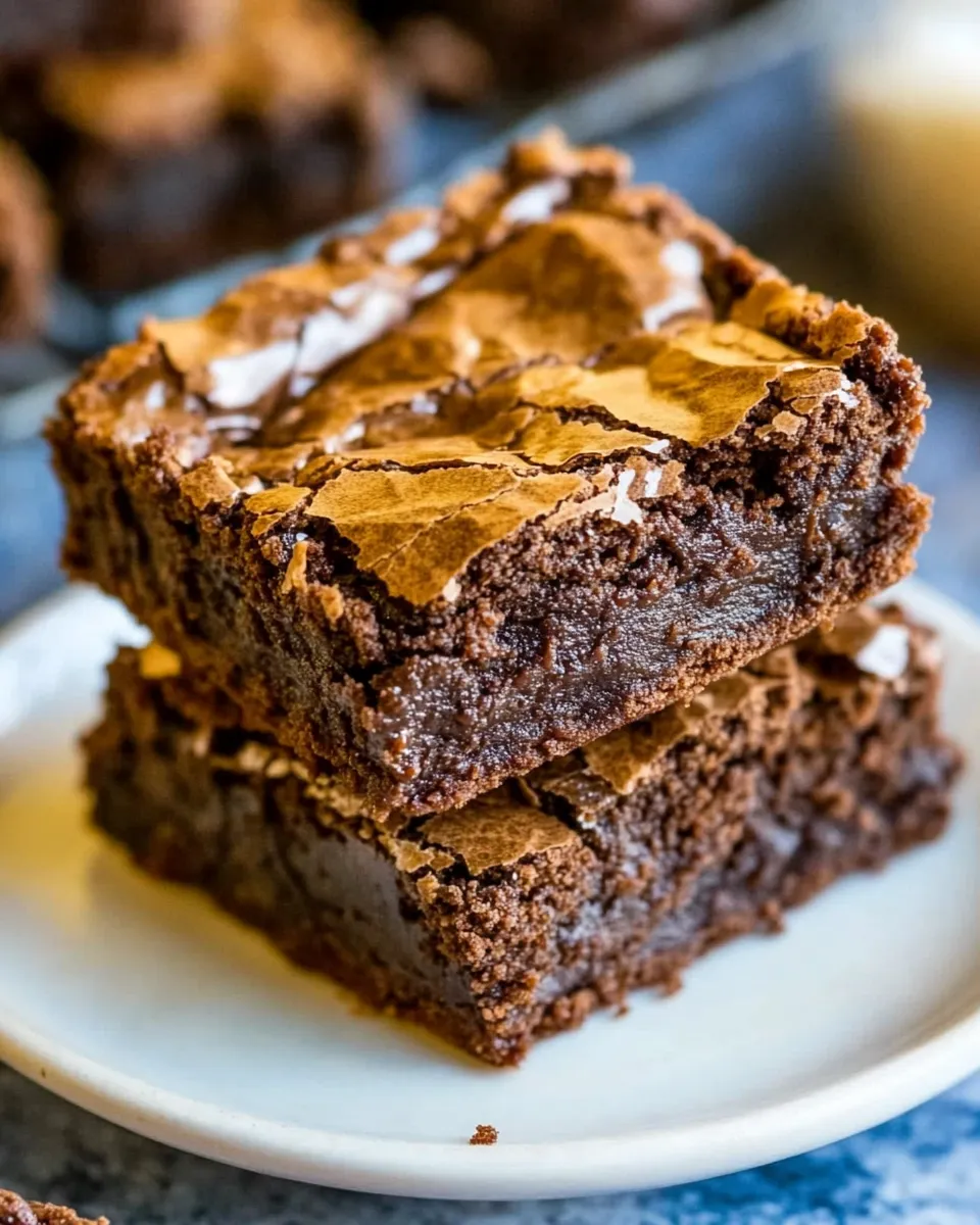 Easy Gluten Free Nutella Brownies shot
