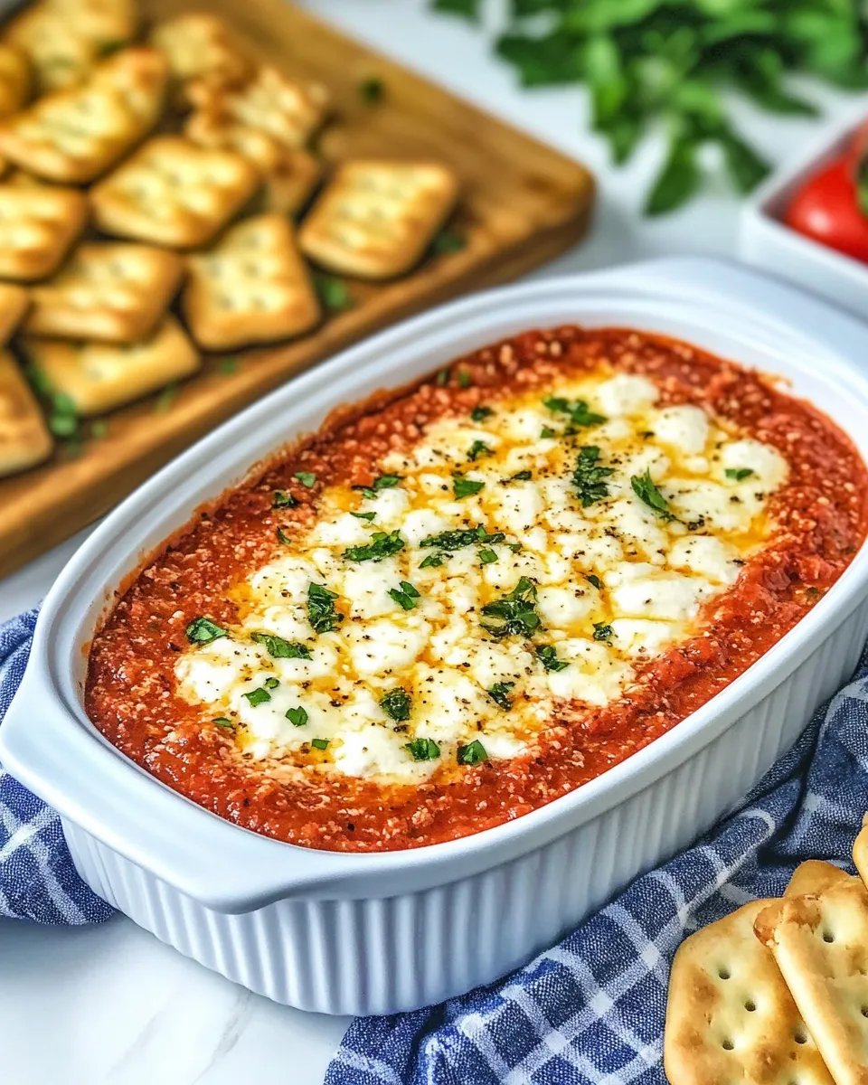 Classic Goat Cheese Marinara Dip image