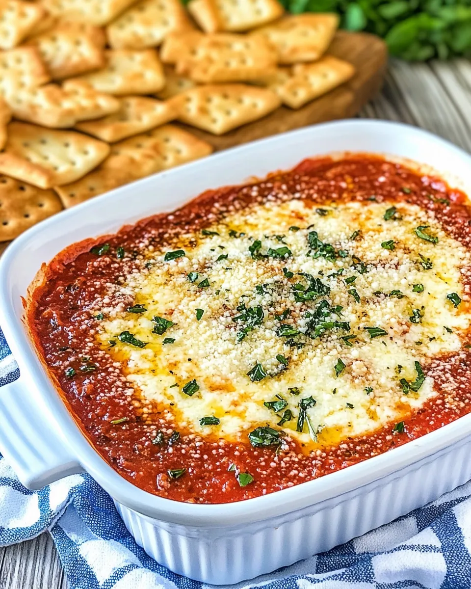 Easy Goat Cheese Marinara Dip recipe photo