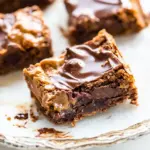 Homemade Gooey Chocolate Chunk Cookie Butter Bars photo