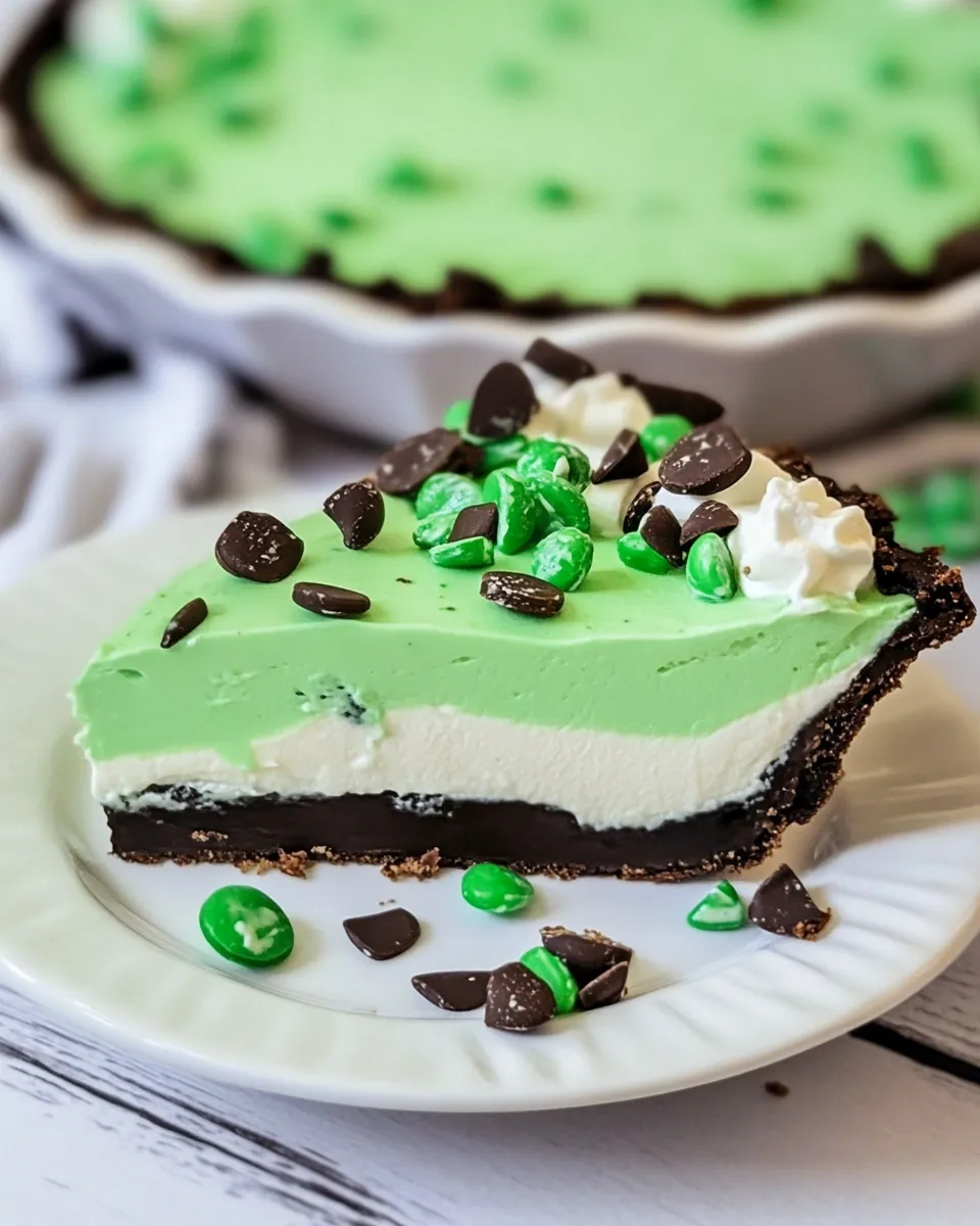 Delicious Grasshopper Pie shot