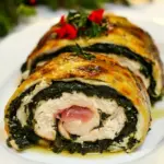 Homemade Greek-Style Chicken Roulade photo