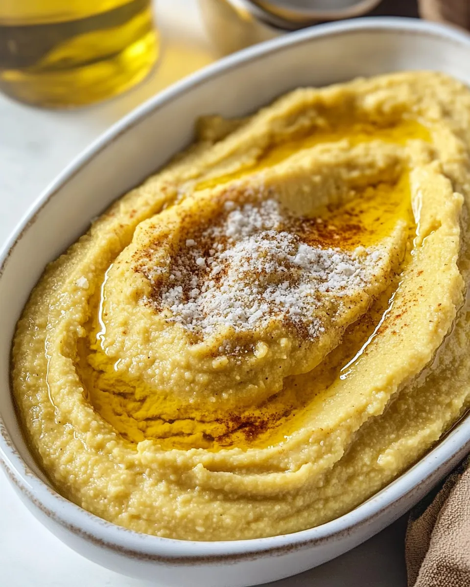 Easy Greek Fava (Split Pea Dip) recipe photo