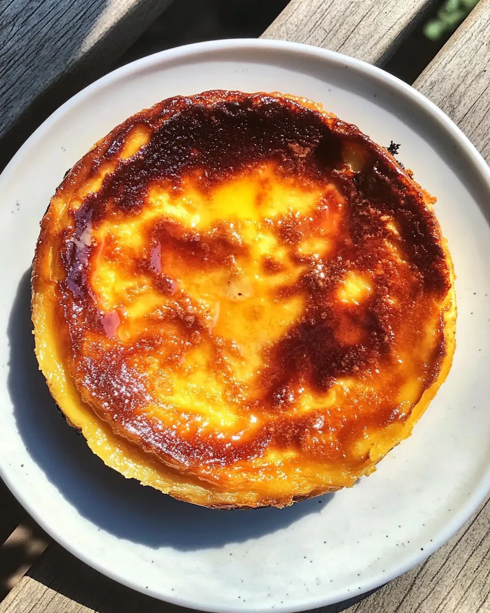 Classic Greek Flan-Milk Pie (Galatopita) recipe image