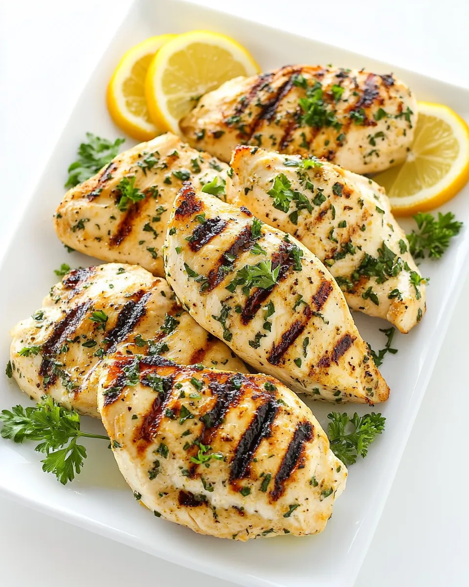 Delicious Greek Lemon Chicken shot