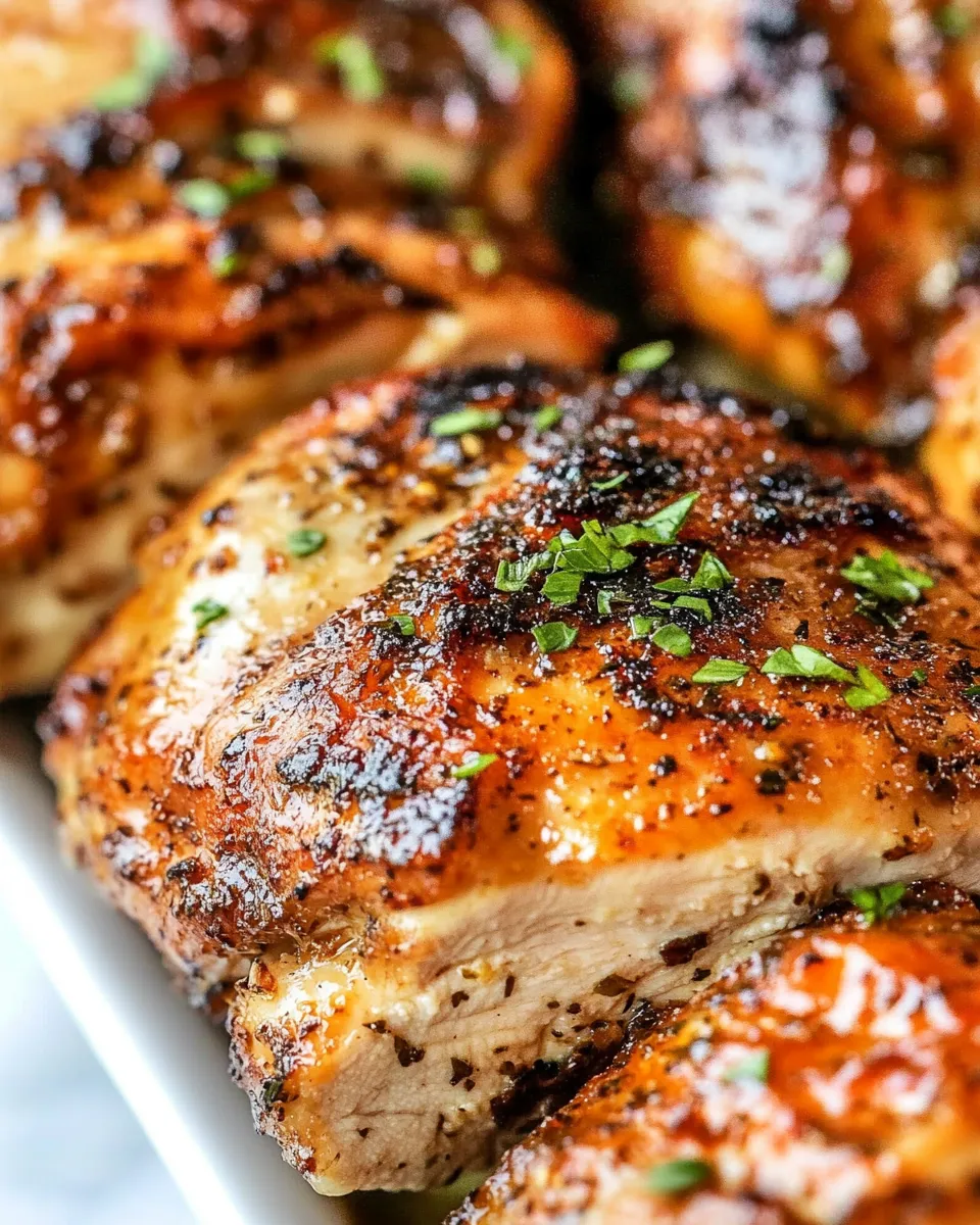 Delicious Greek Marinated Chicken shot
