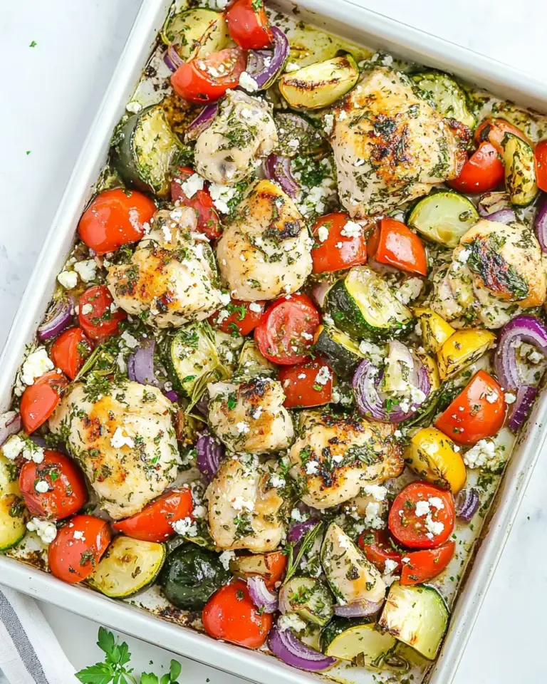 Easy Greek Sheet Pan Chicken photo