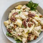 Homemade Greek Yogurt Chicken Salad with Toasted Pecans and Apples photo