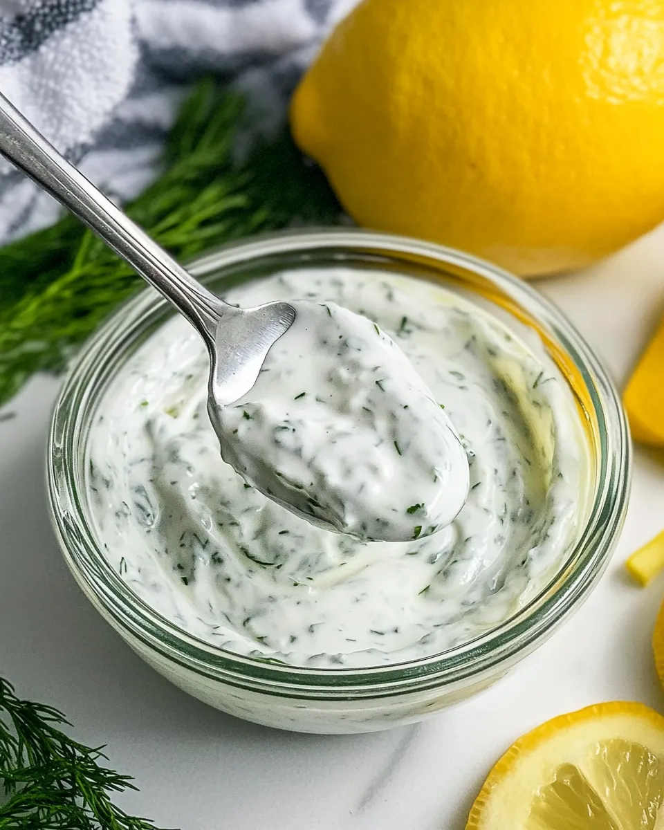 Easy Greek Yogurt Dressing recipe photo