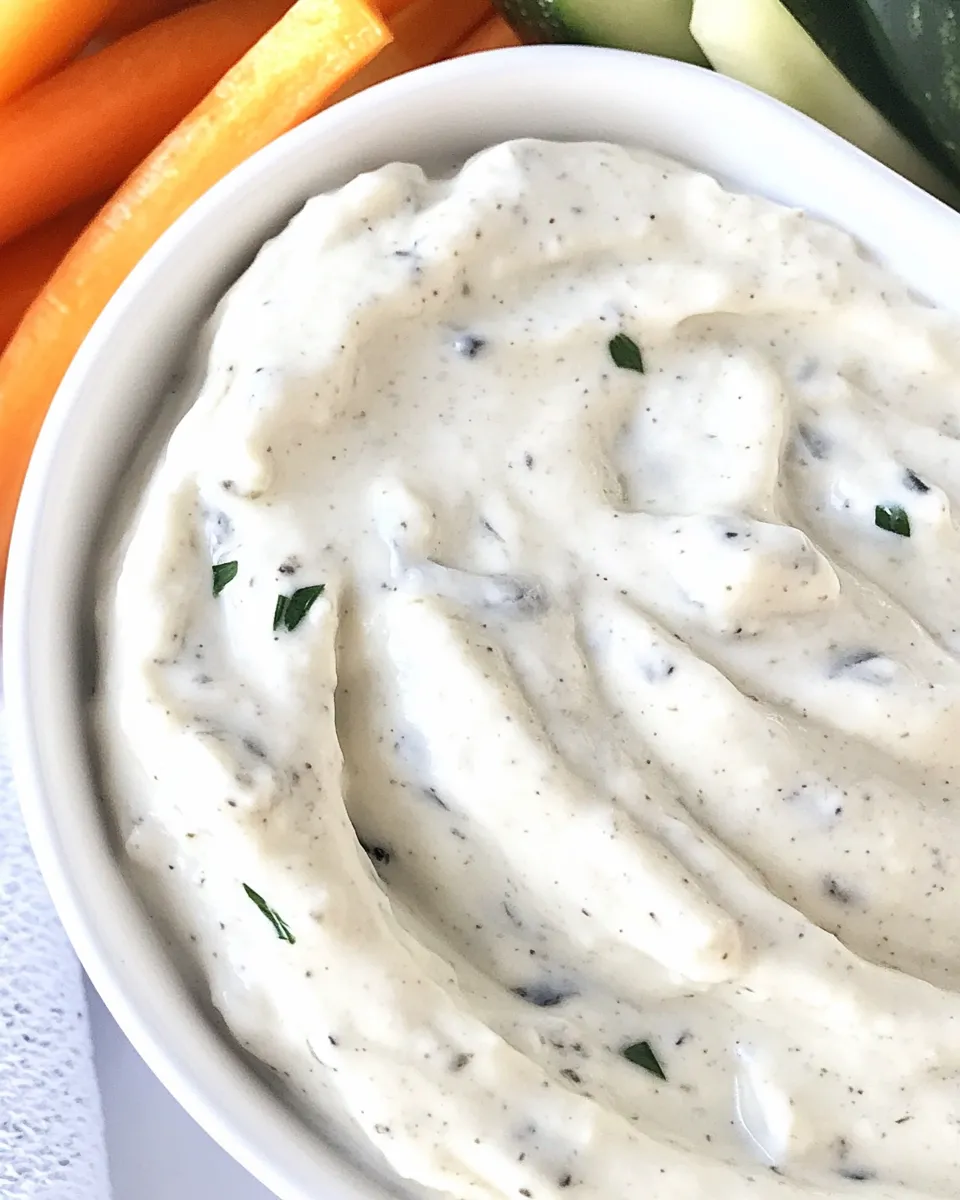 Homemade Greek Yogurt Veggie Dip photo