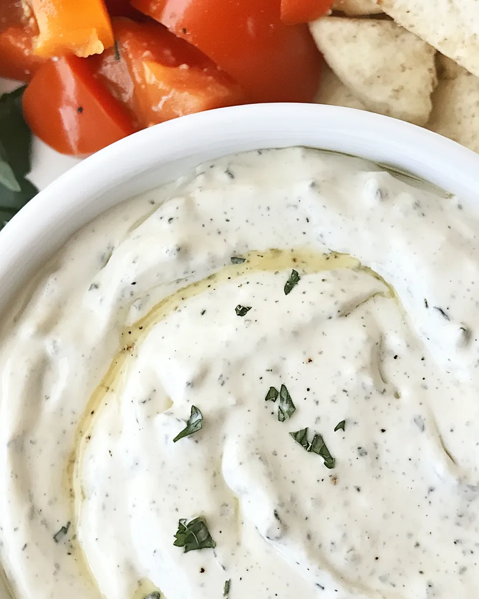 Classic Greek Yogurt Veggie Dip image