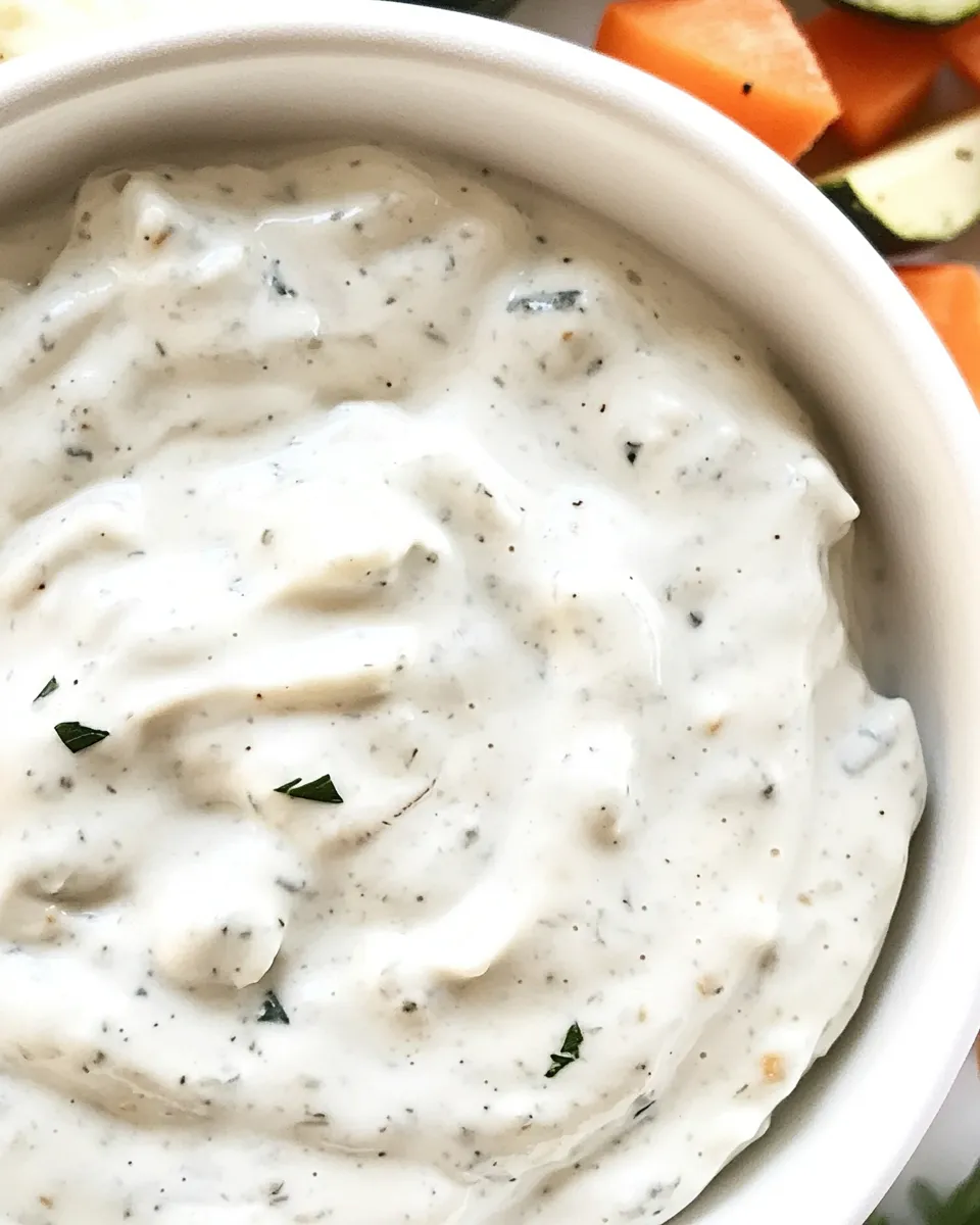 Easy Greek Yogurt Veggie Dip recipe photo