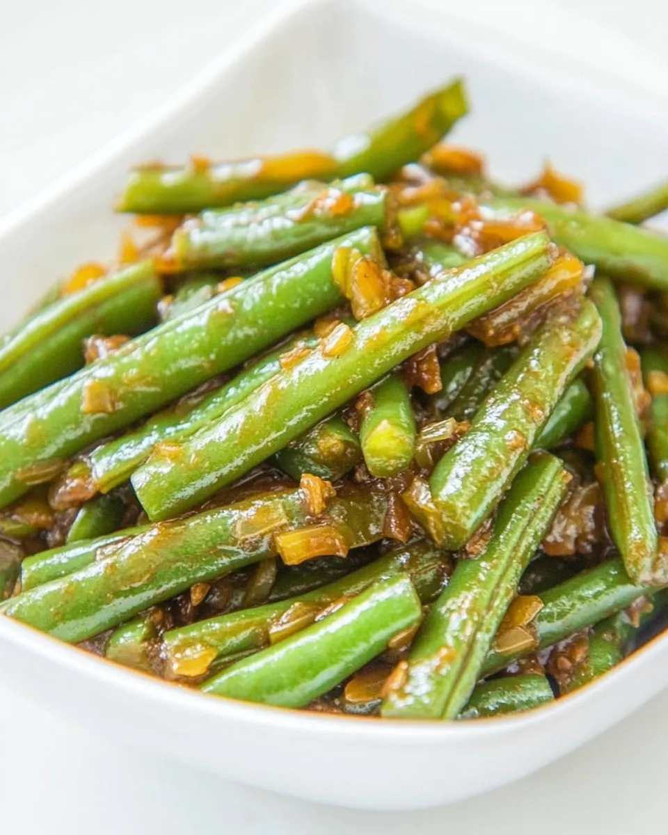 Homemade Green Bean Stir-Fry recipe photo