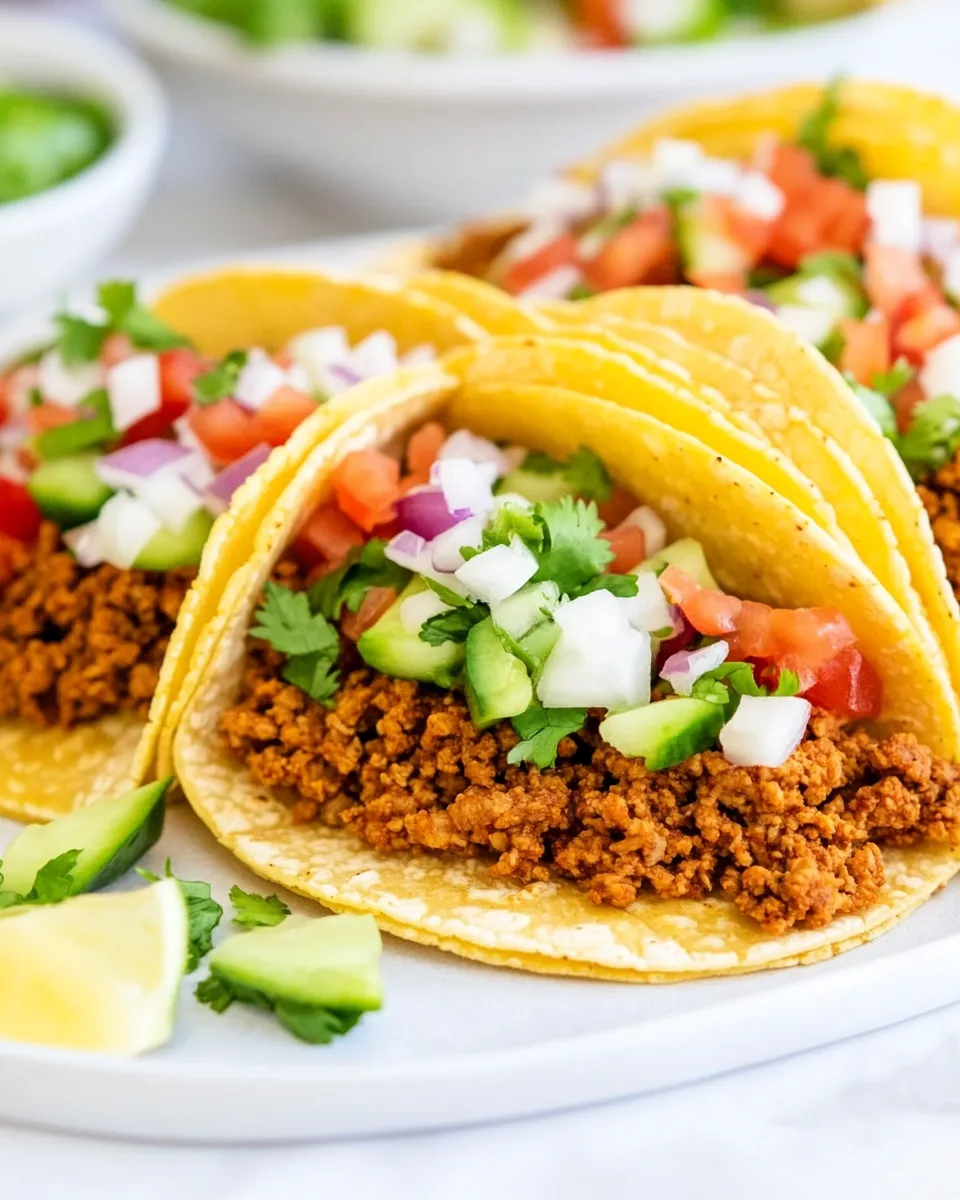 Easy Ground Turkey Tacos recipe photo