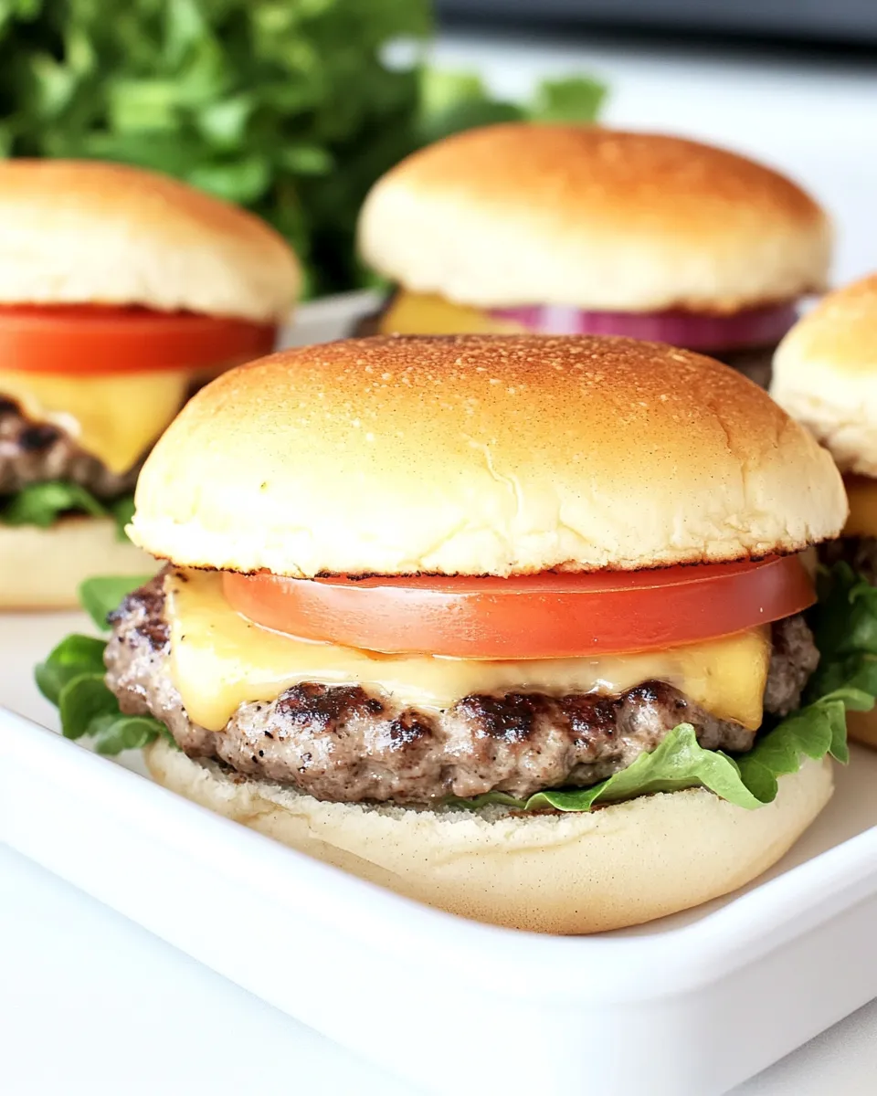 Delicious Hamburgers in the Oven recipe photo