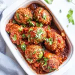 Homemade Harissa Chicken Meatballs photo
