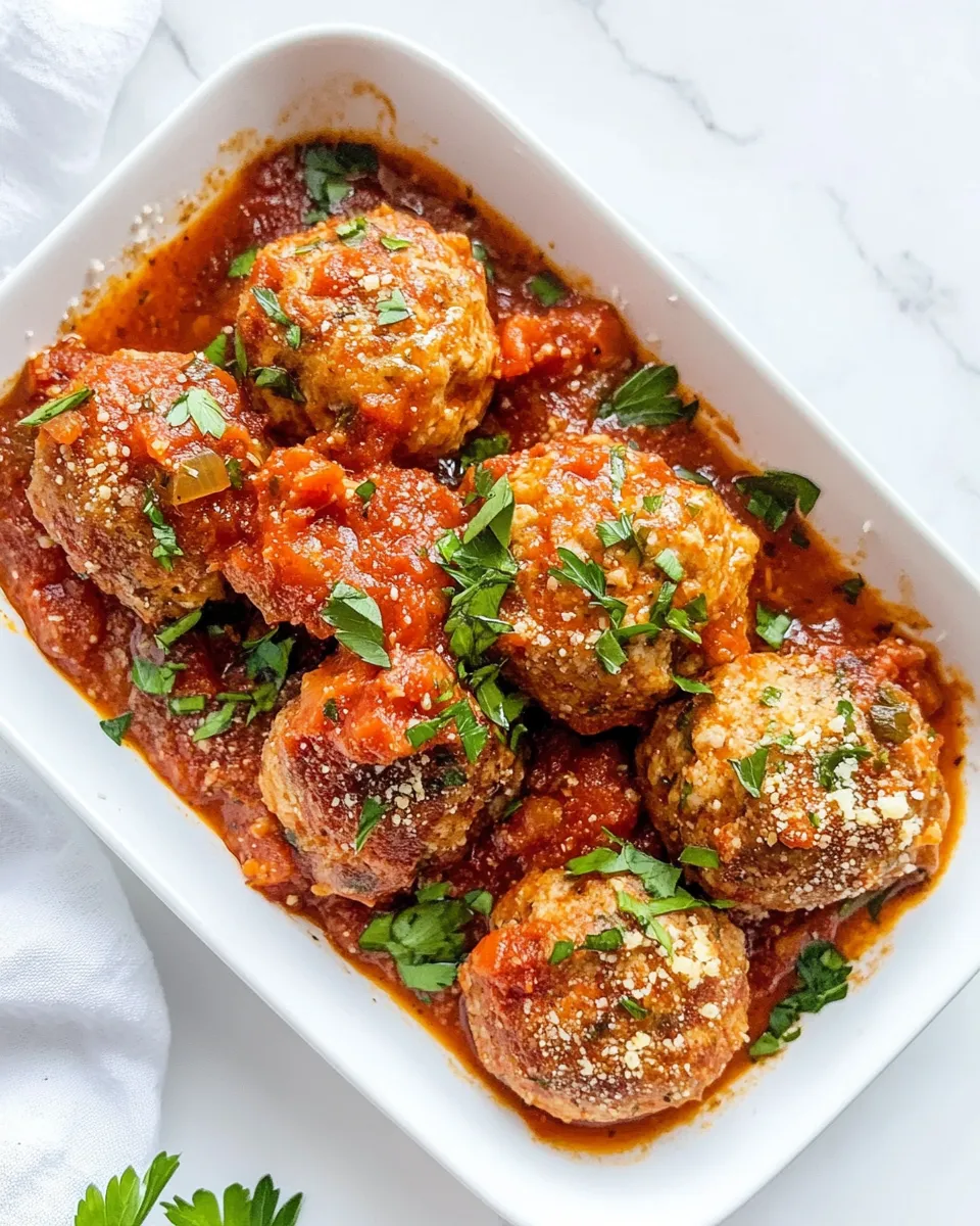 Easy Harissa Chicken Meatballs recipe photo