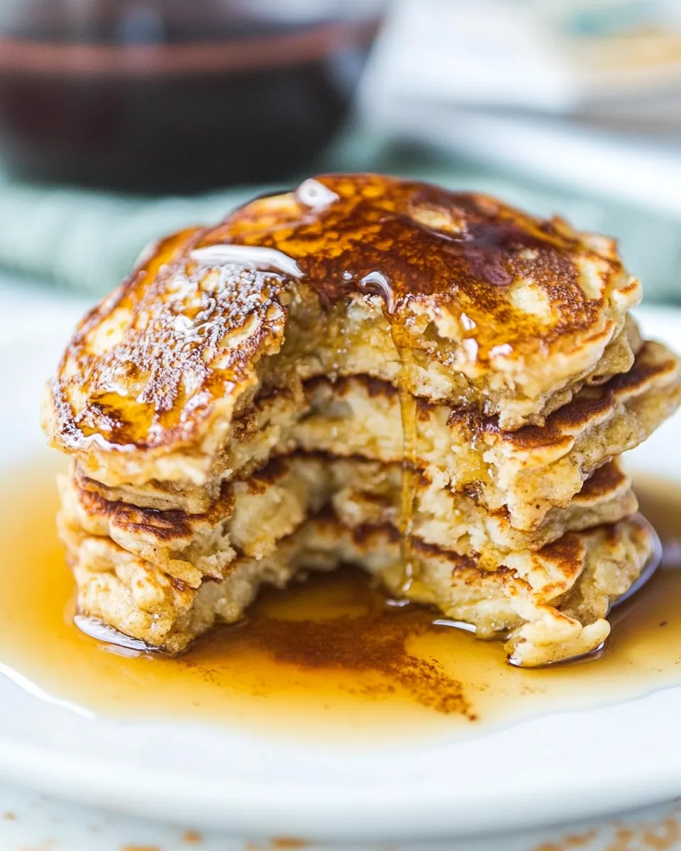 Classic Healthy 2 Ingredient Pancakes (Paleo, Gluten & Dairy-Free, No Sugar added) image