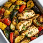 Homemade Healthy Air Fryer Chicken and Veggies photo