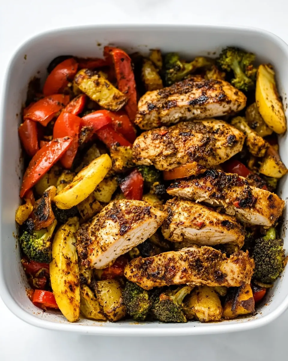 Classic Healthy Air Fryer Chicken and Veggies image