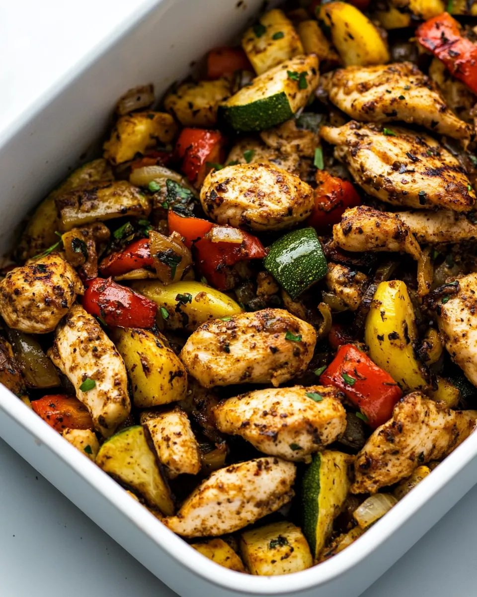 Easy Healthy Air Fryer Chicken and Veggies recipe photo