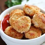 Homemade Healthy Baked Chicken Nuggets photo