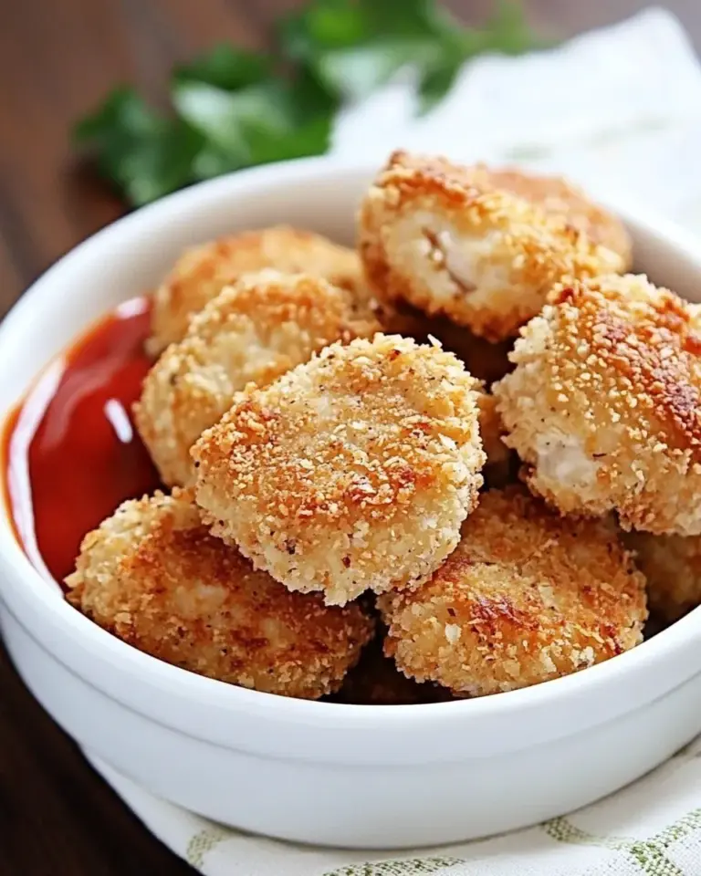 Homemade Healthy Baked Chicken Nuggets photo