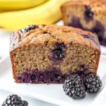 Homemade Healthy Blackberry Banana Bread photo