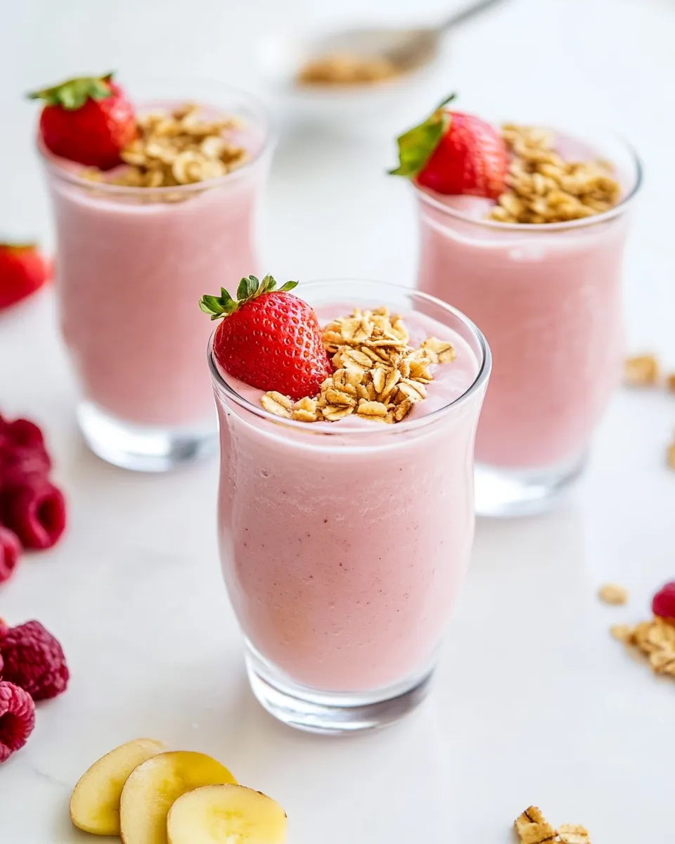 Quick Healthy Breakfast Smoothies shot