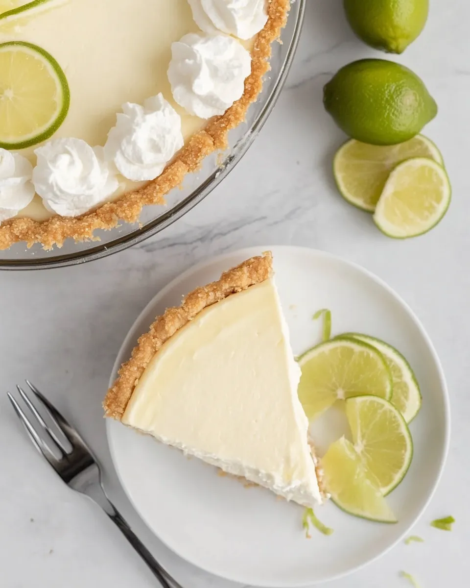 Easy Healthy Key Lime Pie recipe photo