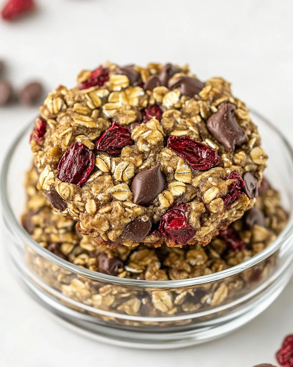 Easy Healthy Oatmeal Breakfast Cookies image
