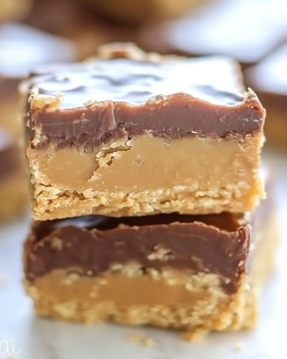 Homemade Healthy Peanut Butter Bars photo