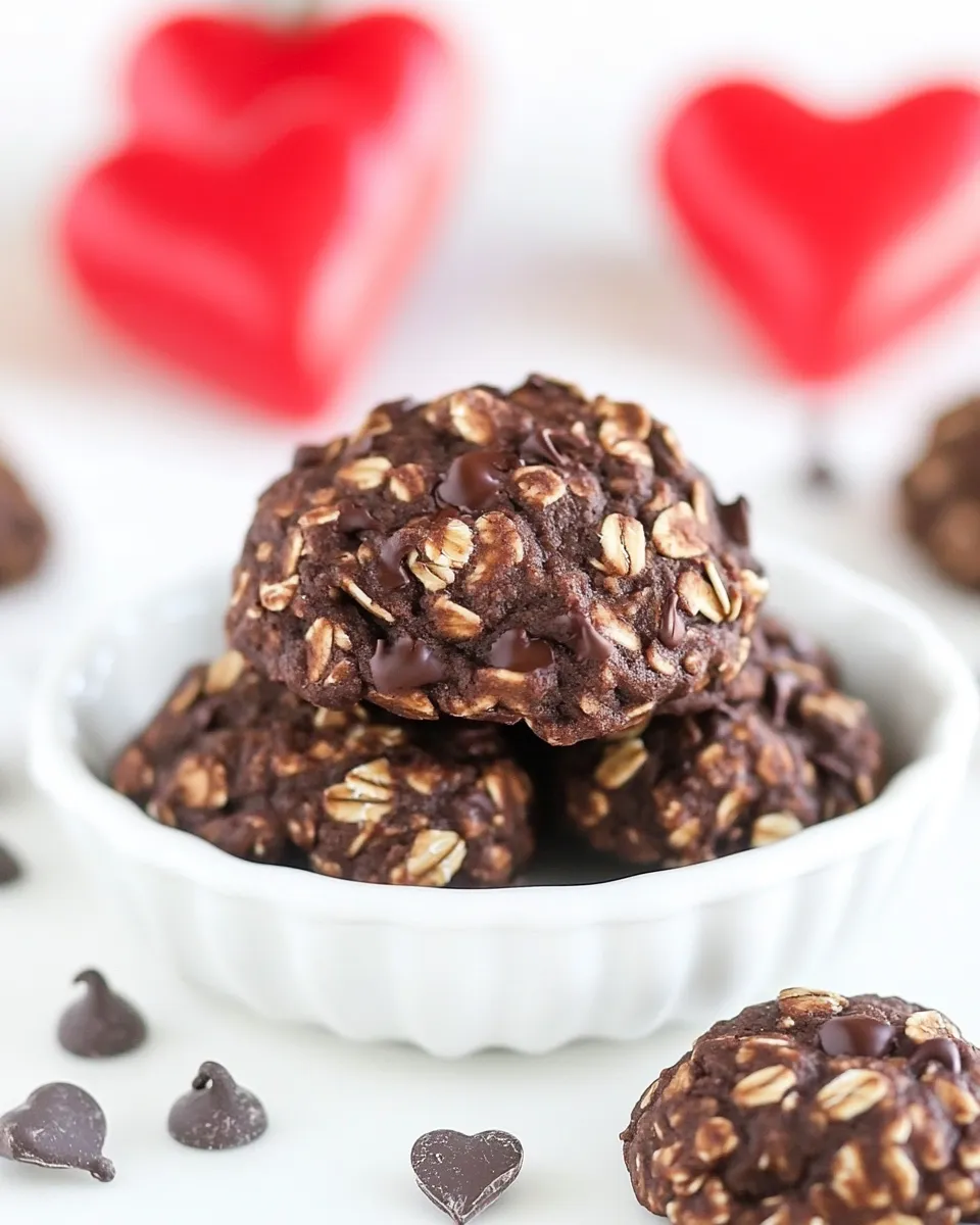 Classic Heart Healthier Chocolate Oatmeal Cookies dish photo