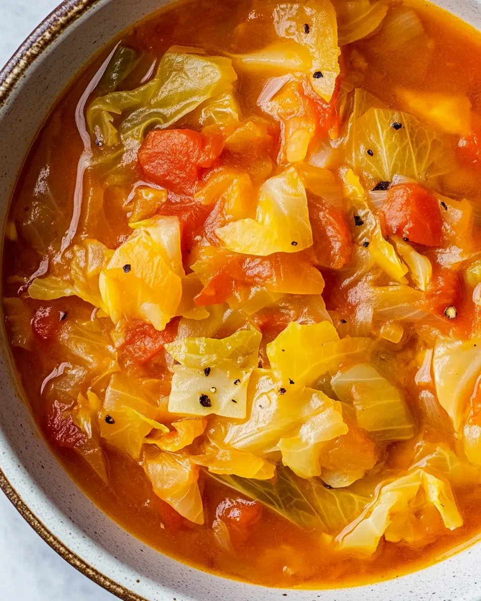 Easy Hearty Cabbage Soup recipe image