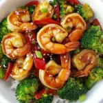 Homemade Hoisin Shrimp with Broccoli recipe photo