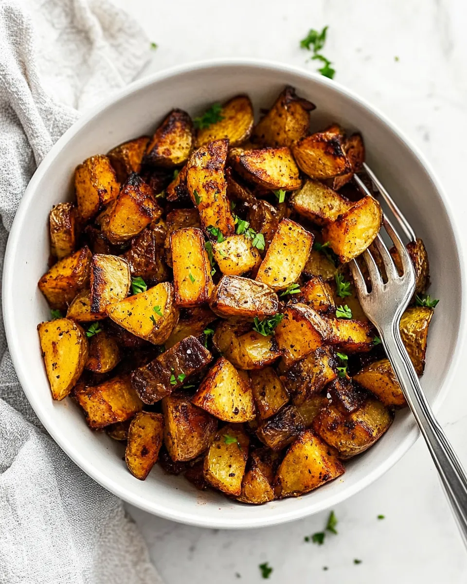 Delicious Home Fries shot