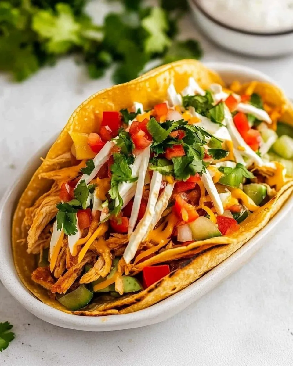 Easy Homemade Chicken Chalupas photo