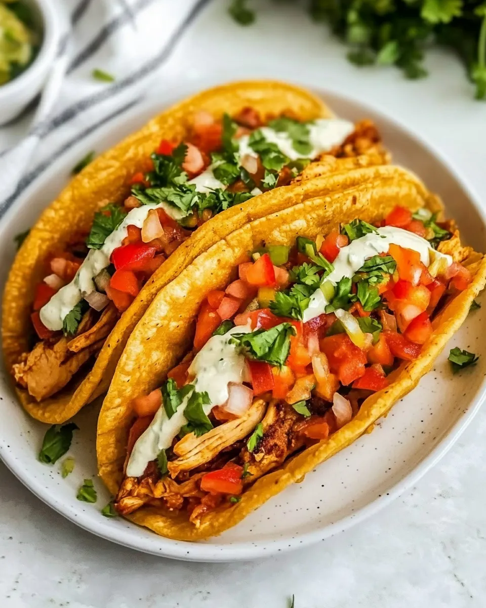 Delicious Homemade Chicken Chalupas image