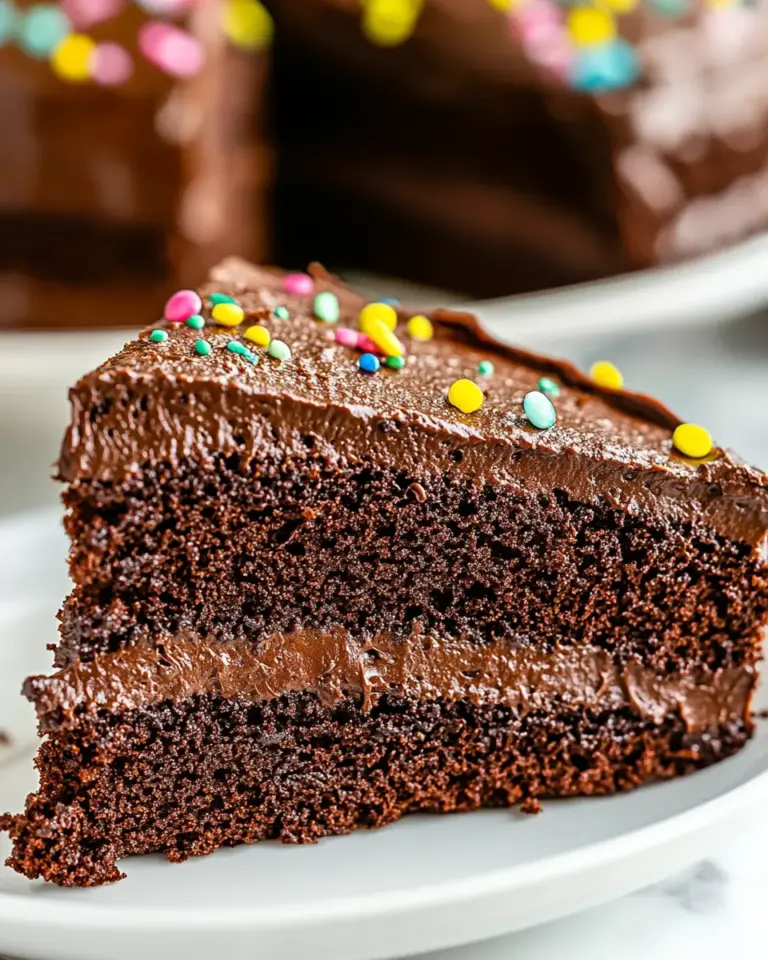Homemade Chocolate Cake Recipe photo