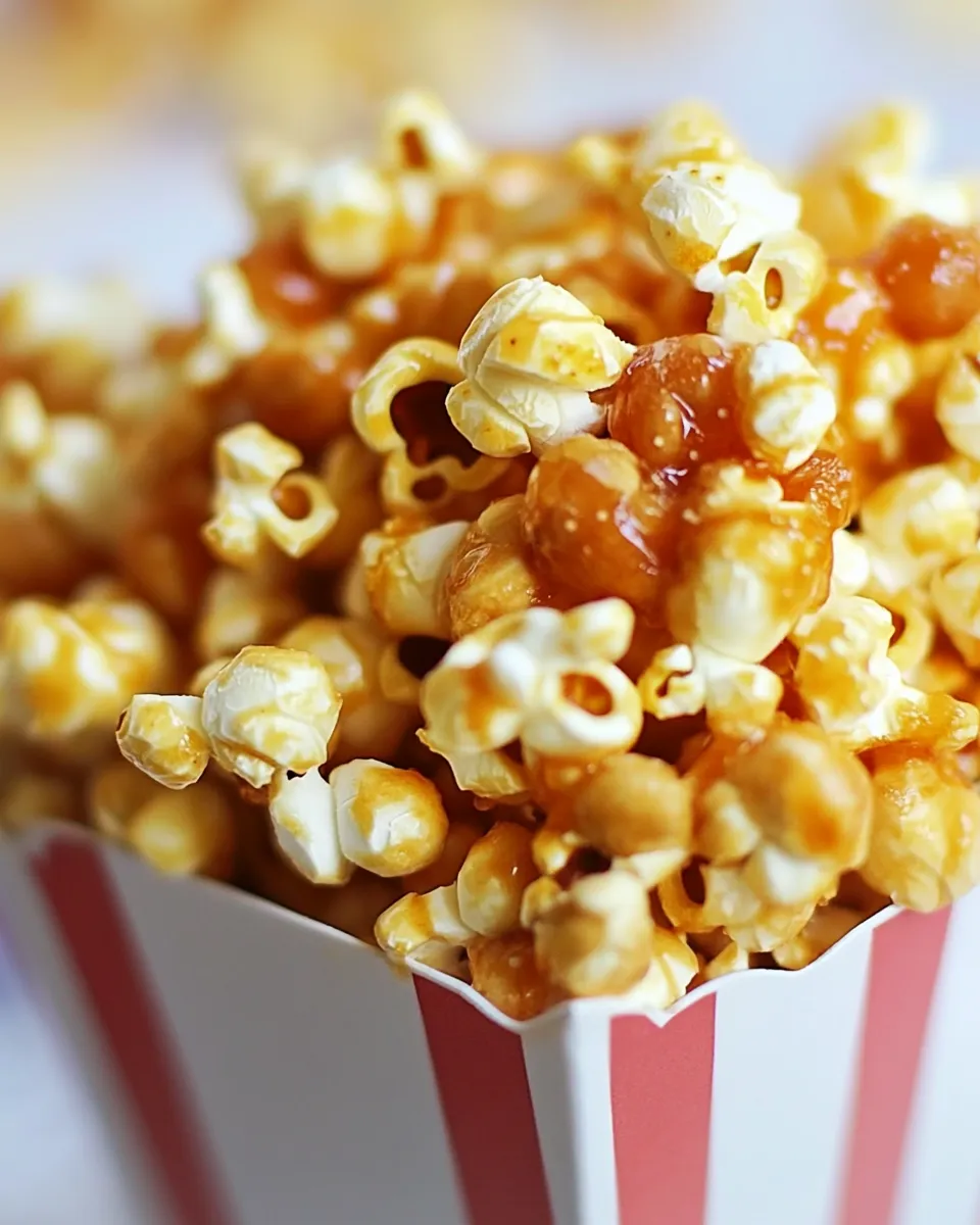 Tasty Homemade Cracker Jacks Popcorn Recipe recipe photo