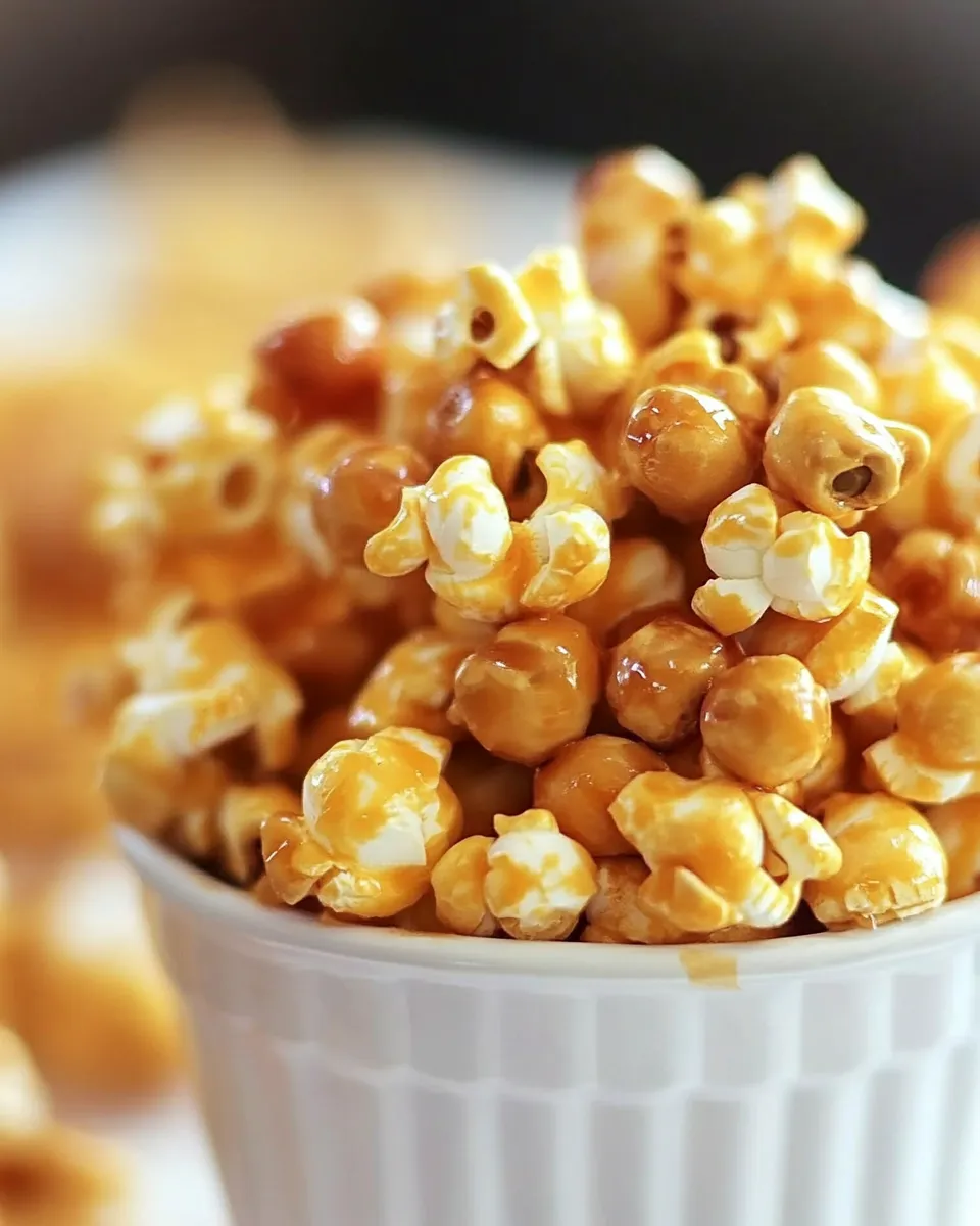 Healthy Homemade Cracker Jacks Popcorn Recipe recipe photo
