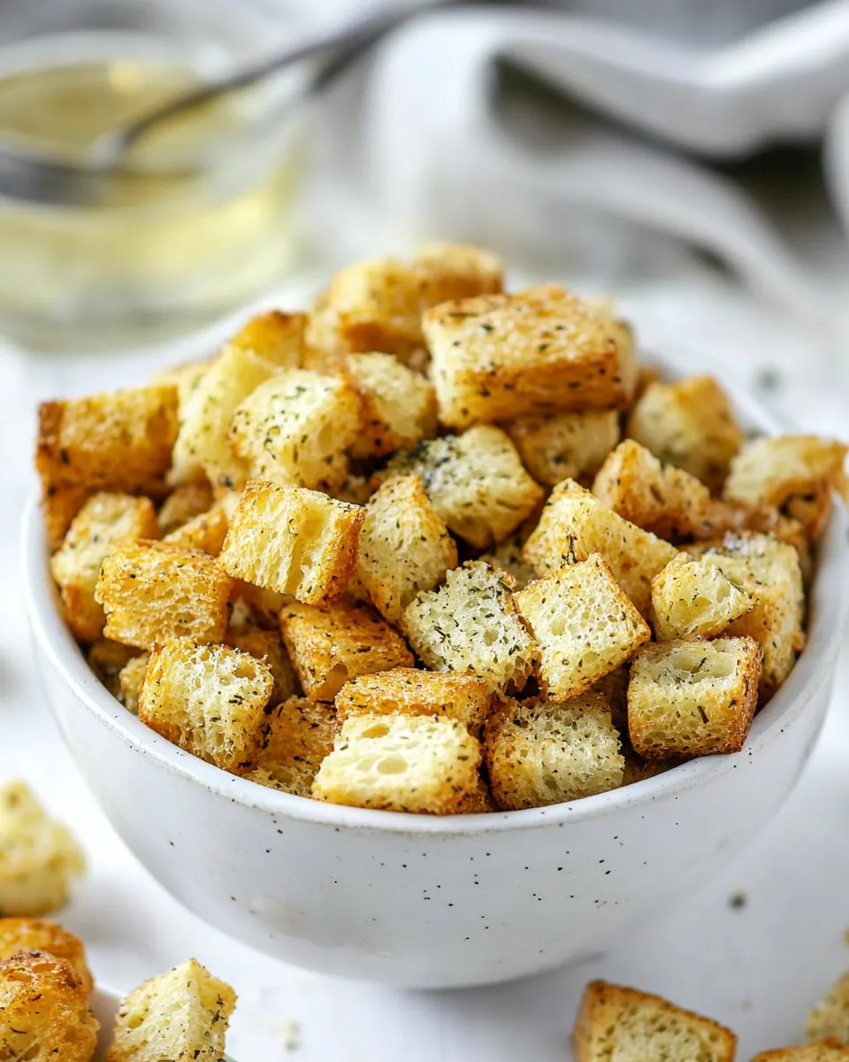 Easy Homemade Croutons Recipe photo
